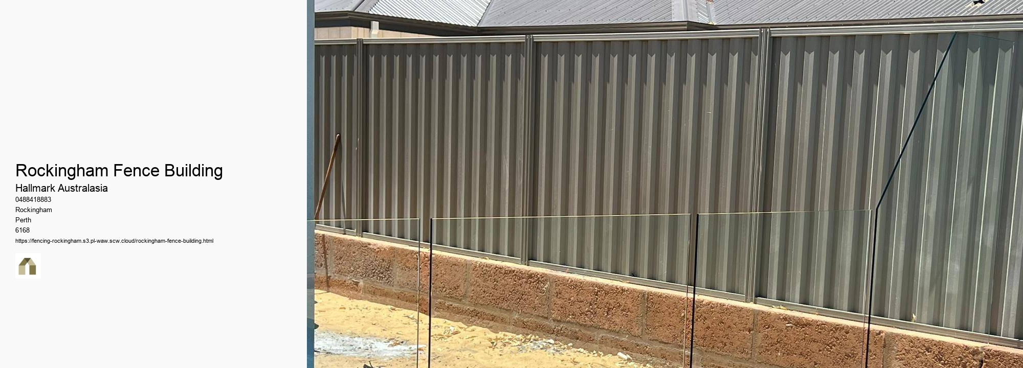 Rockingham Fence Building